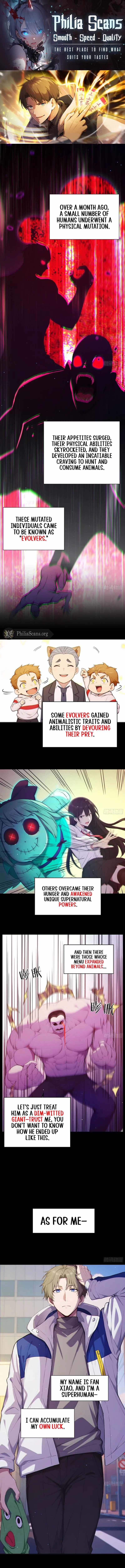 Lucky billion player — Chapter 0 — page 1
