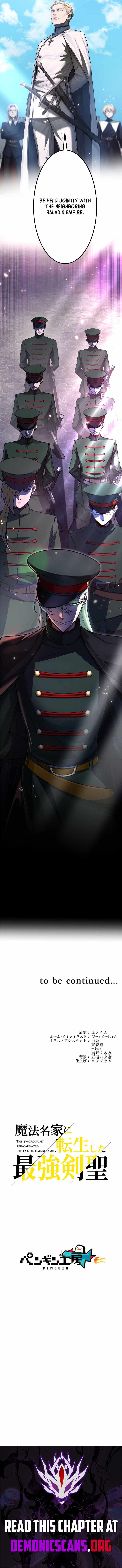 The Sword Saint Reincarnated Into a Noble Mage Family — Chapter 21 — page 14