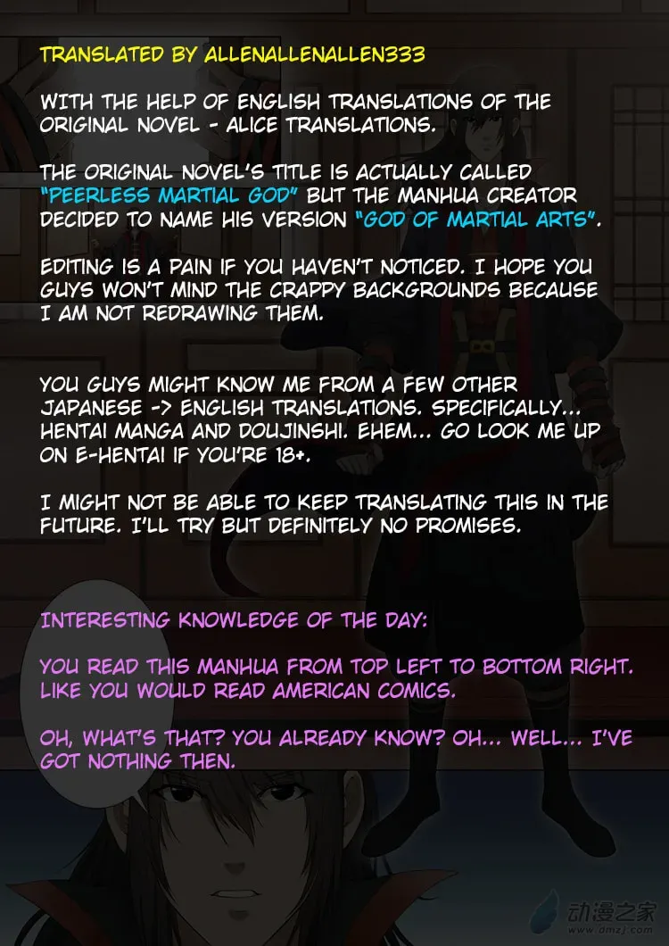 God of Martial Arts — Chapter 1.2 — page 9