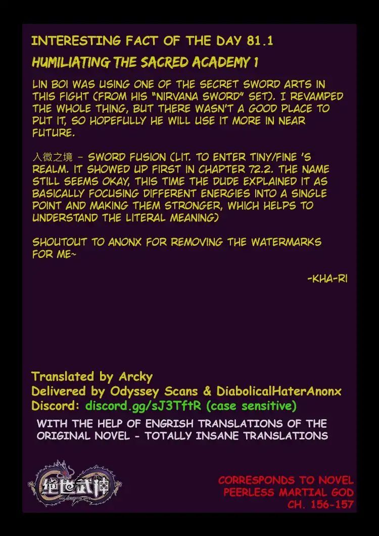 God of Martial Arts — Chapter 81.1 — page 10
