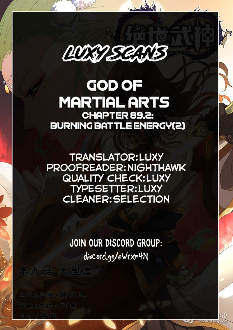 God of Martial Arts — Chapter 89.2 — page 1