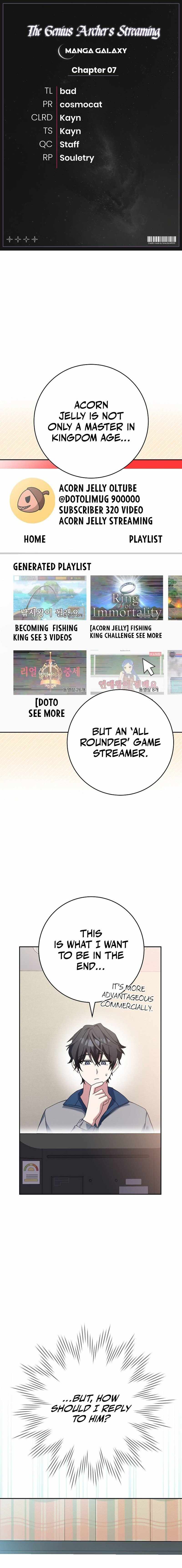 Genius Archer’s Streaming — Chapter 7 — page 1