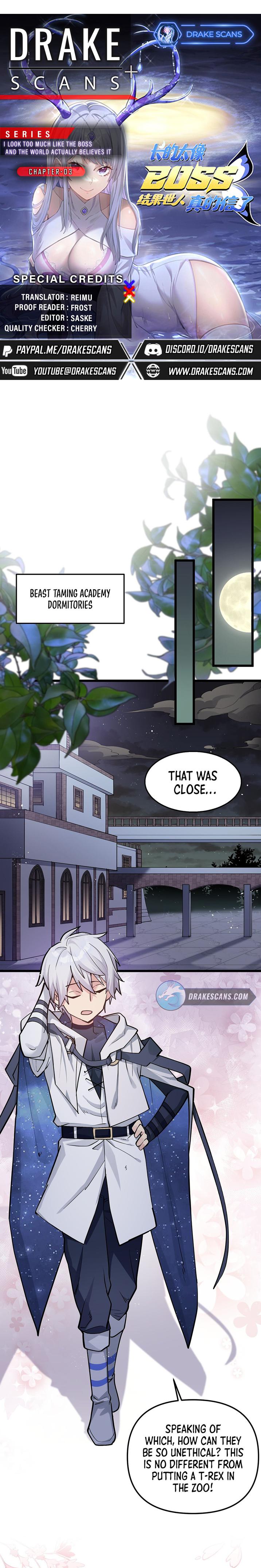 I Look Too Much Like The Boss And The World Actually Believes It — Chapter 3 — page 1