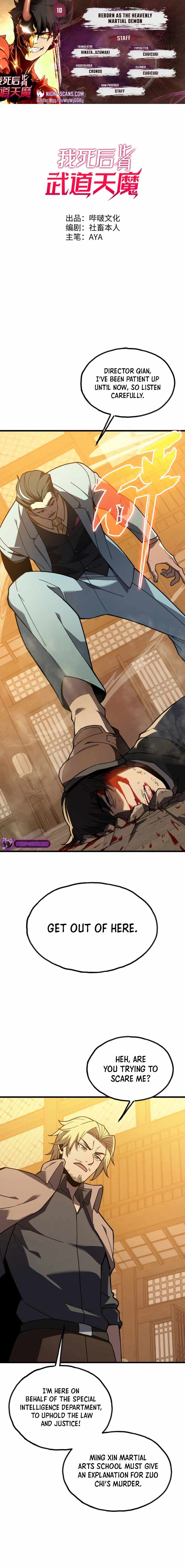 Reborn As The Heavenly Martial Demon — Chapter 10 — page 1