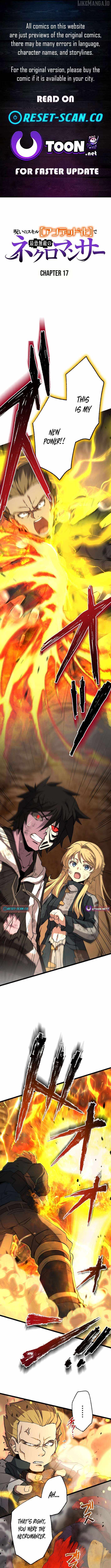 I Became the Ultimate Necromancer Through the Cursed Skill: Undeadification — Chapter 17 — page 1