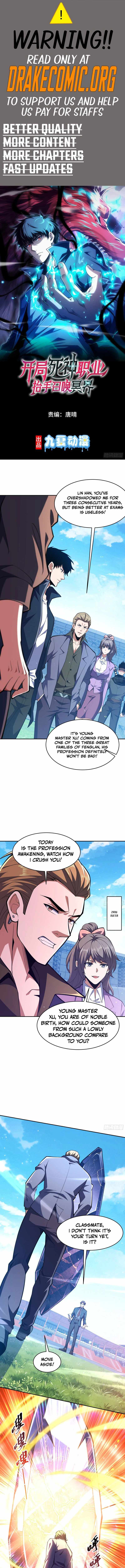 Starting as the Reaper: Raising My Hand to Summon the Netherworld — Chapter 2 — page 1