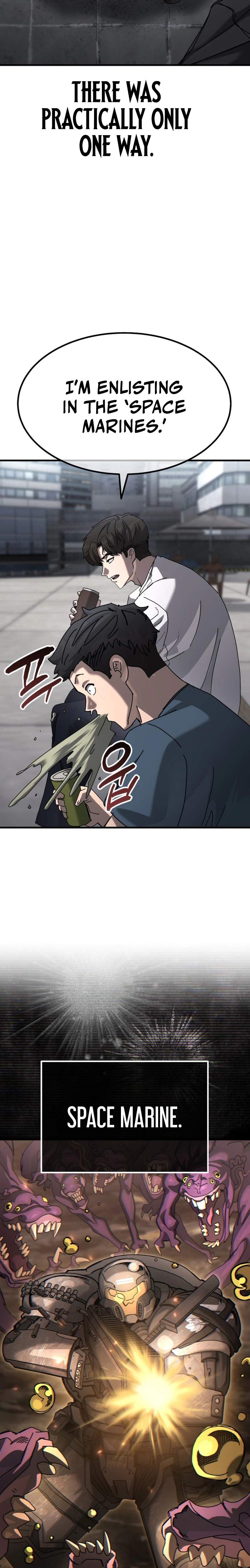 A Space Marine Gets a Status Window — Chapter 1 — page 4