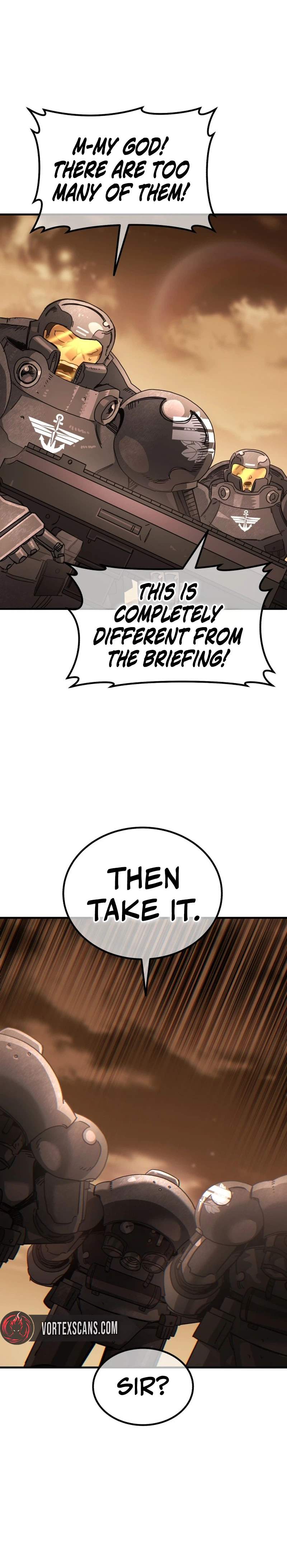 A Space Marine Gets a Status Window — Chapter 1 — page 30