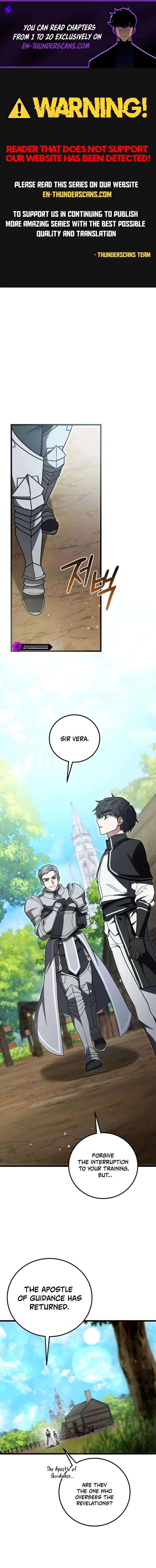 The Regressionist and the Blind Saintess — Chapter 7 — page 1
