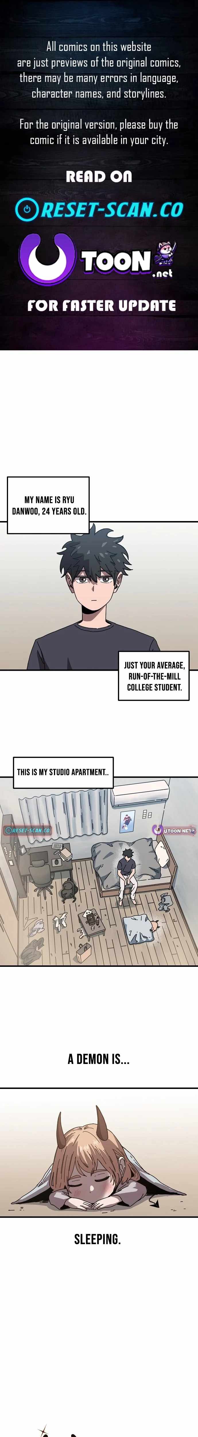 Temporarily Fostering a Demon! — Chapter 1 — page 1