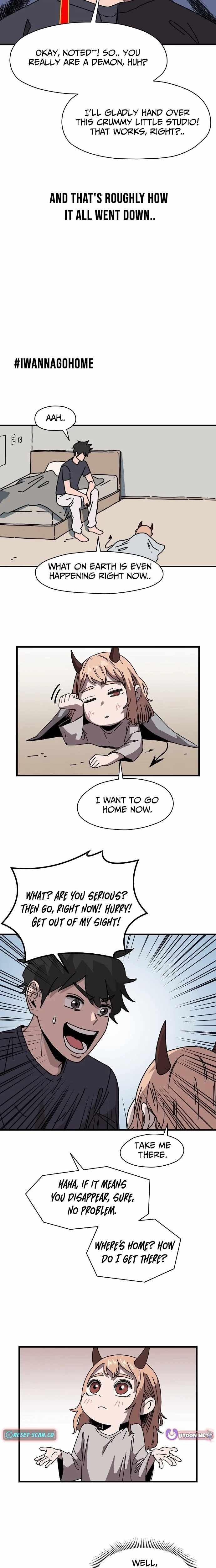 Temporarily Fostering a Demon! — Chapter 1 — page 8